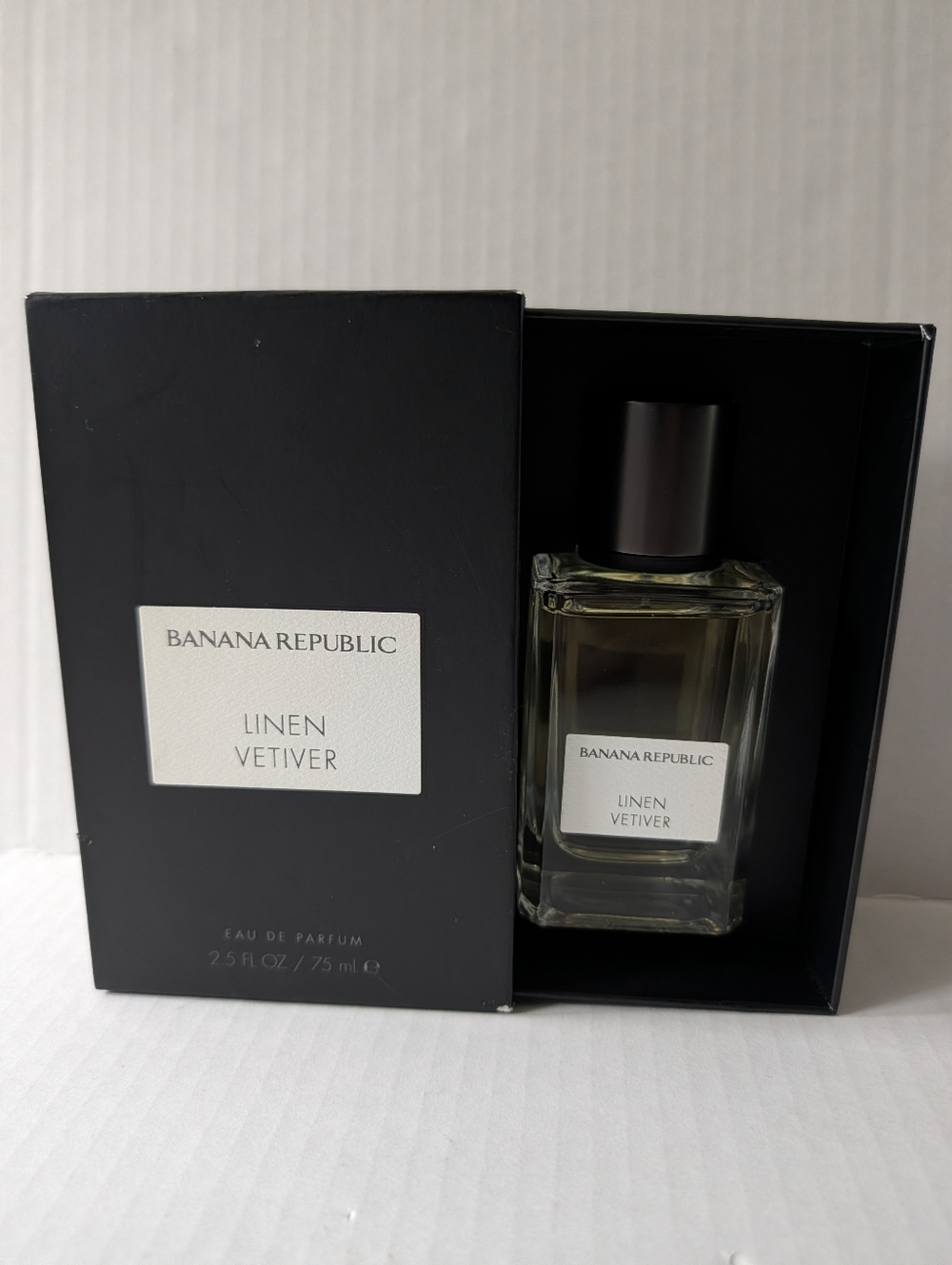 Linen Vetiver by Banana Republic, 2.5 oz EDP Fragrance Spray for Unisex 98% Full